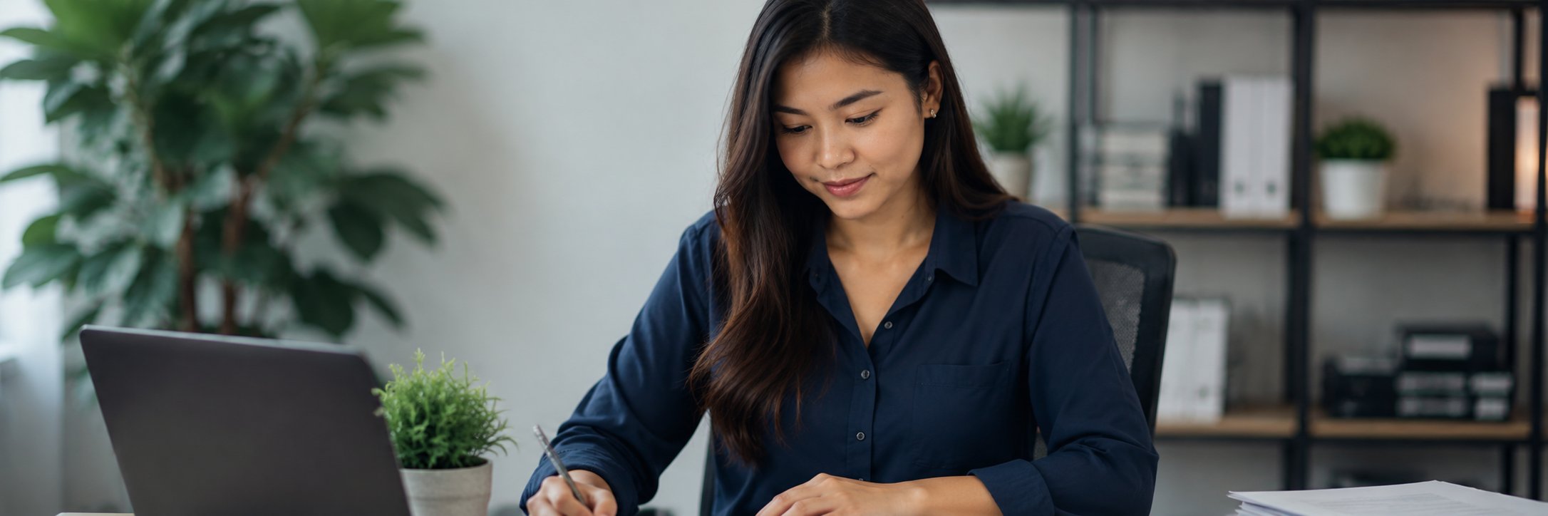 Accountant working at desk — AI workflows save 10 to 15 hours of manual work per week for accounting firms